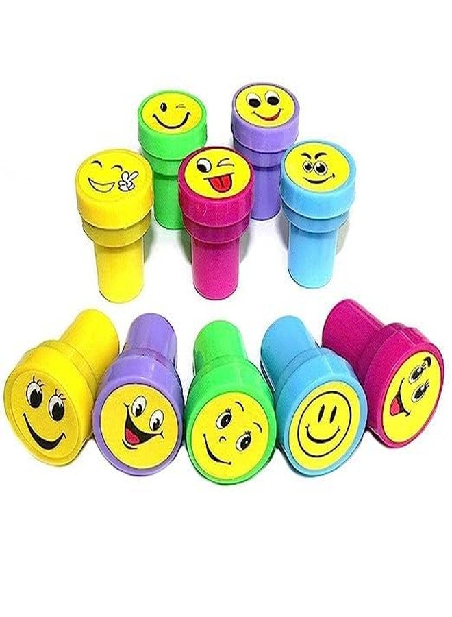 MYSELF Emoji Stamps for Kids - Unicorn Emoji Stamp, Educational Toys Art and Craft School Supplies, Coloring & Stamping Set for Girls & Boys 3 Years + Multicolor Learning Toys (Pack of 10 Pcs) - Image 4